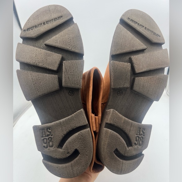 A.S.98 Larrie Convertible Boot Women’s Size 8 EU39 Whiskey Brown Leather NWT - Picture 9 of 13